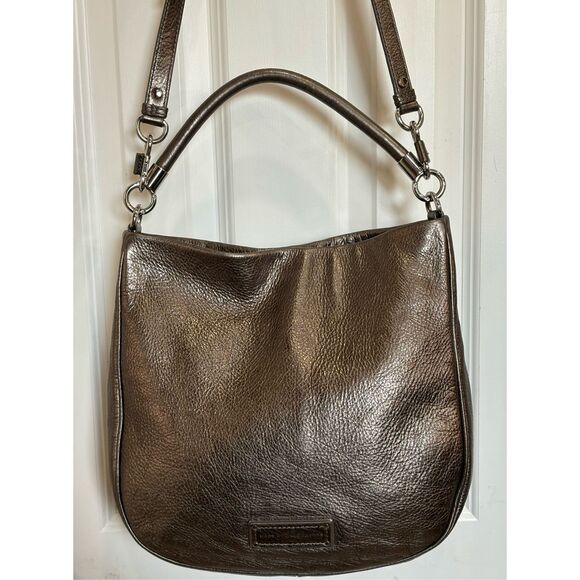 MARC BY MARC JABOBS "Too Hot to Handle" Hobo Crossbody/Shoulder Bag in Gunmetal - Picture 16 of 16